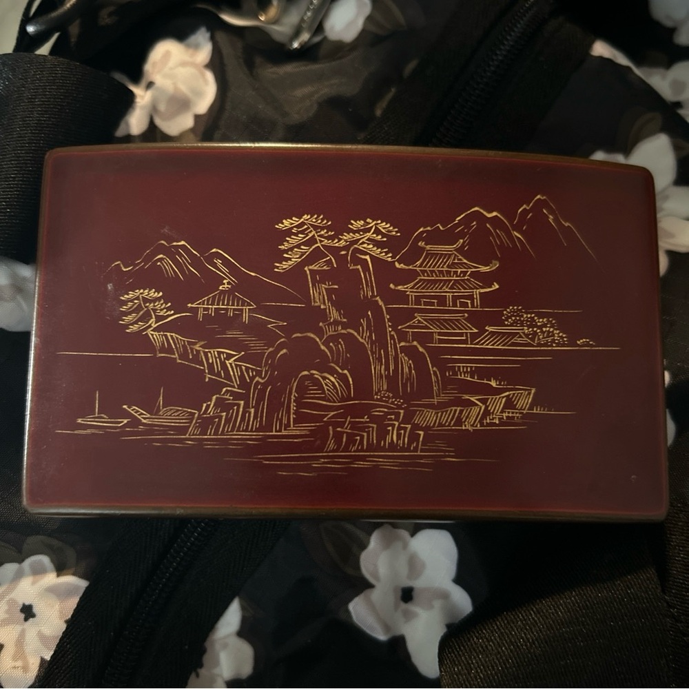 Vintage Maruni Trinket Box,Lacquerware Occupied Japan